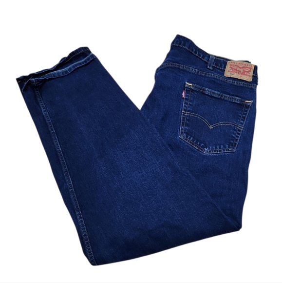 Levi's Men's Blue‎ Straight Jeans Classic Style 550 Size 46x34 - Picture 1 of 6